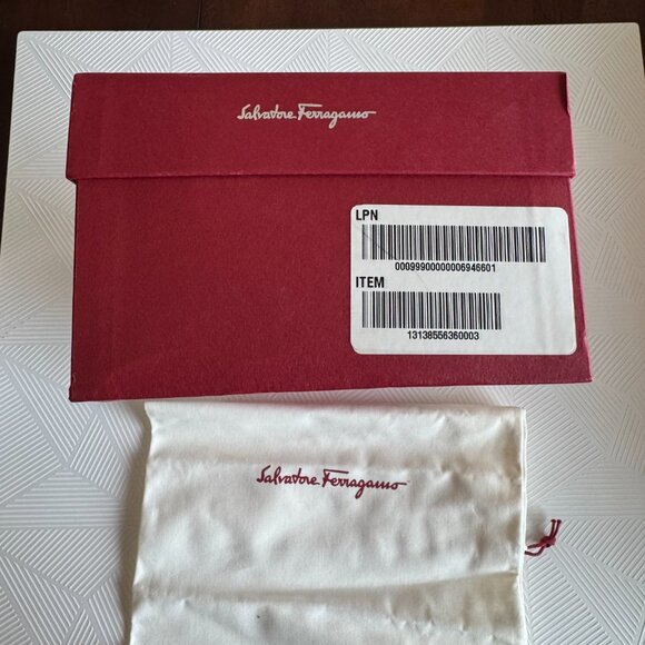 Salvatore Ferragamo Empty Shoe Box & Dust Bag - Picture 4 of 10